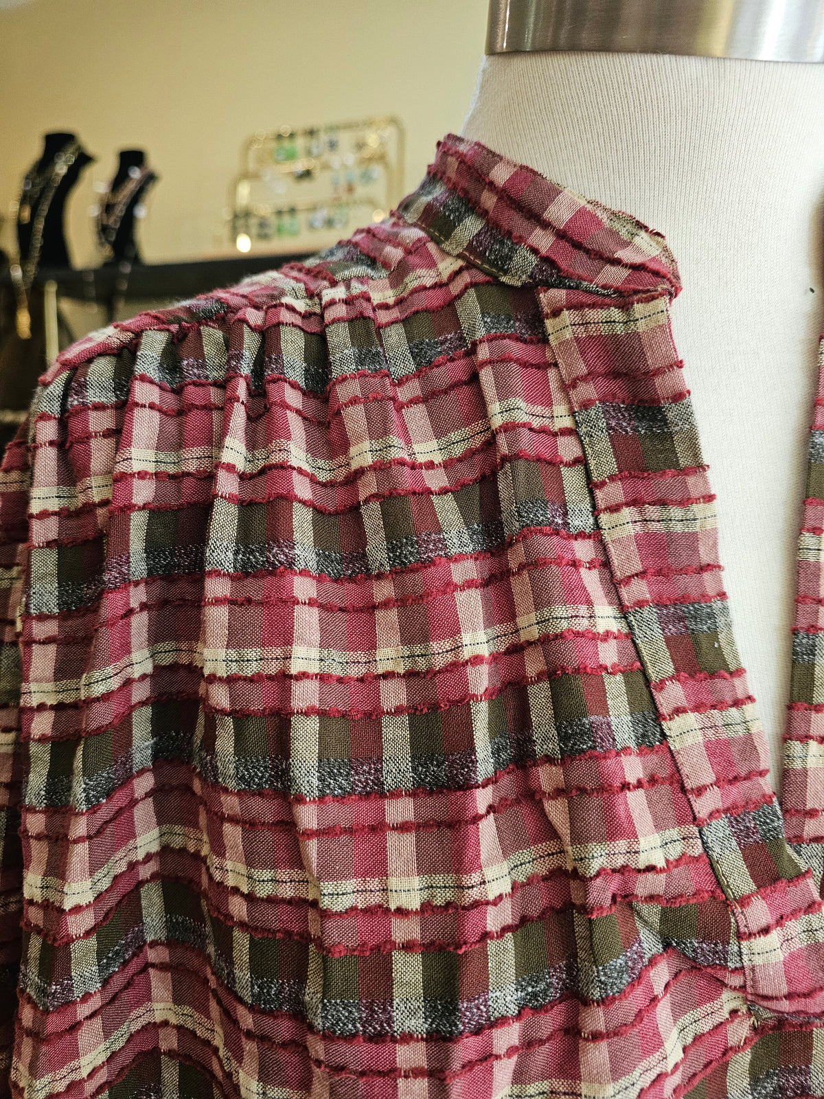 Blouse à carreaux Johanna Paris