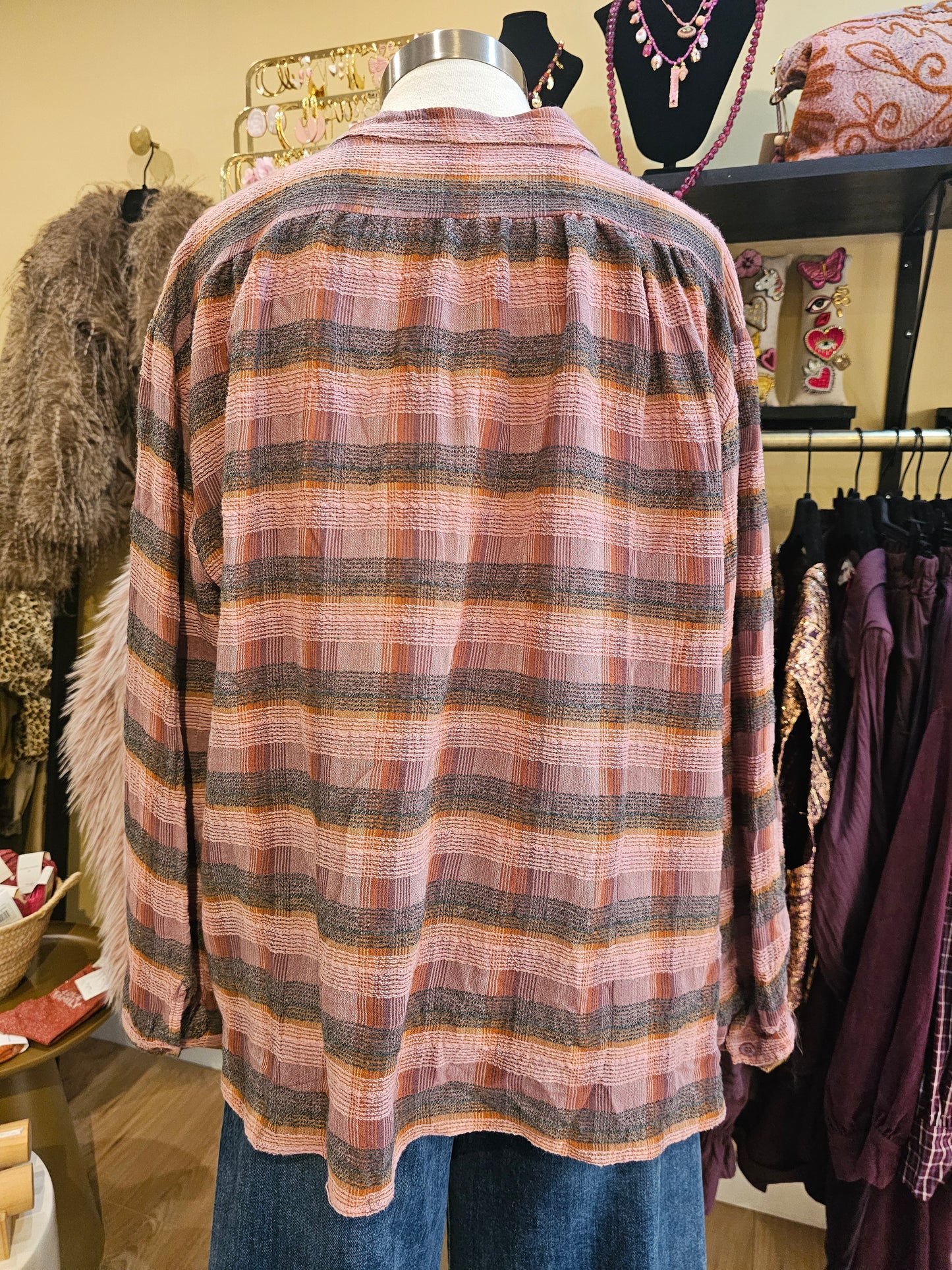 Chemise à carreaux