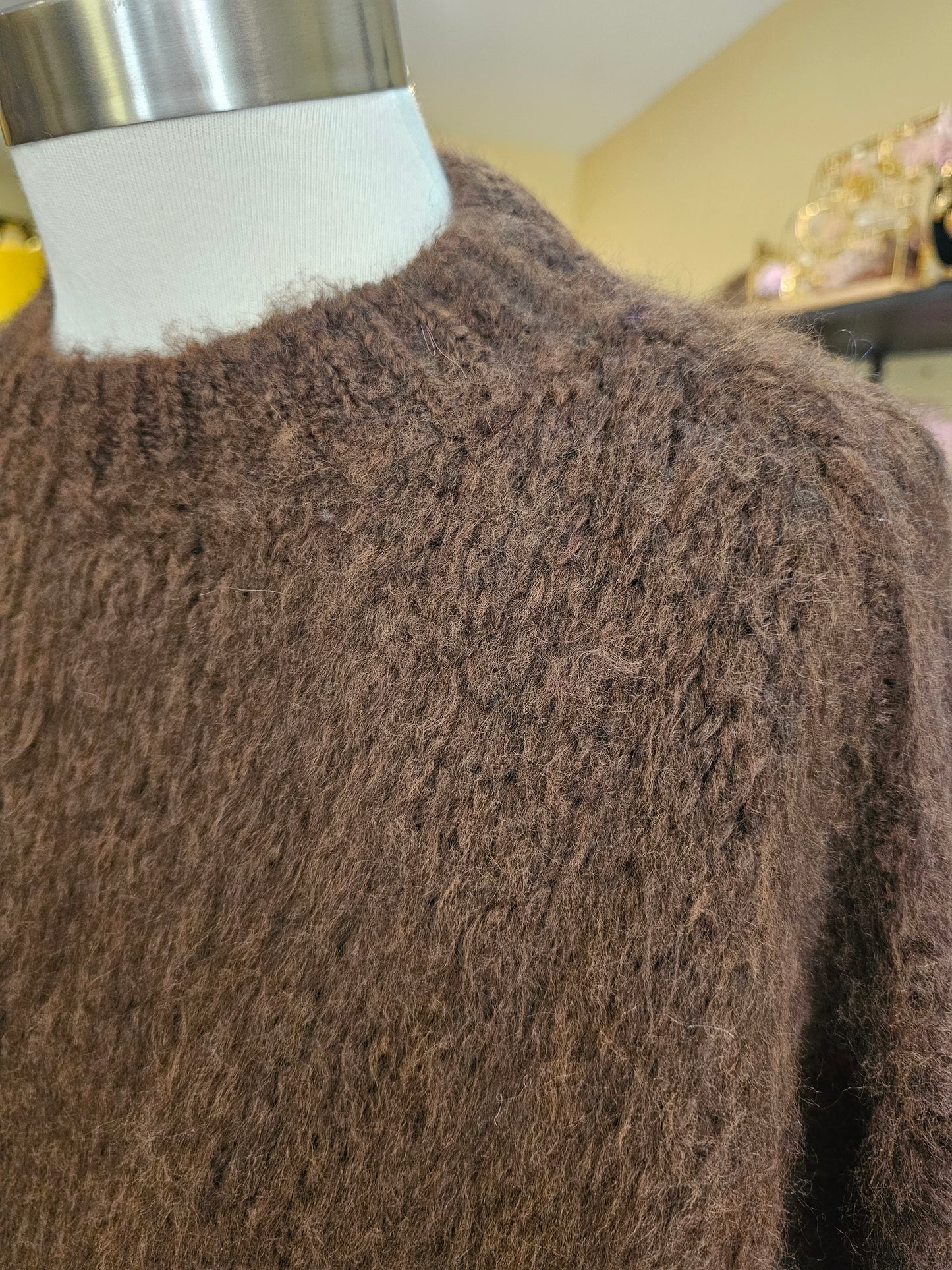 Pull chocolat Intuition Paris