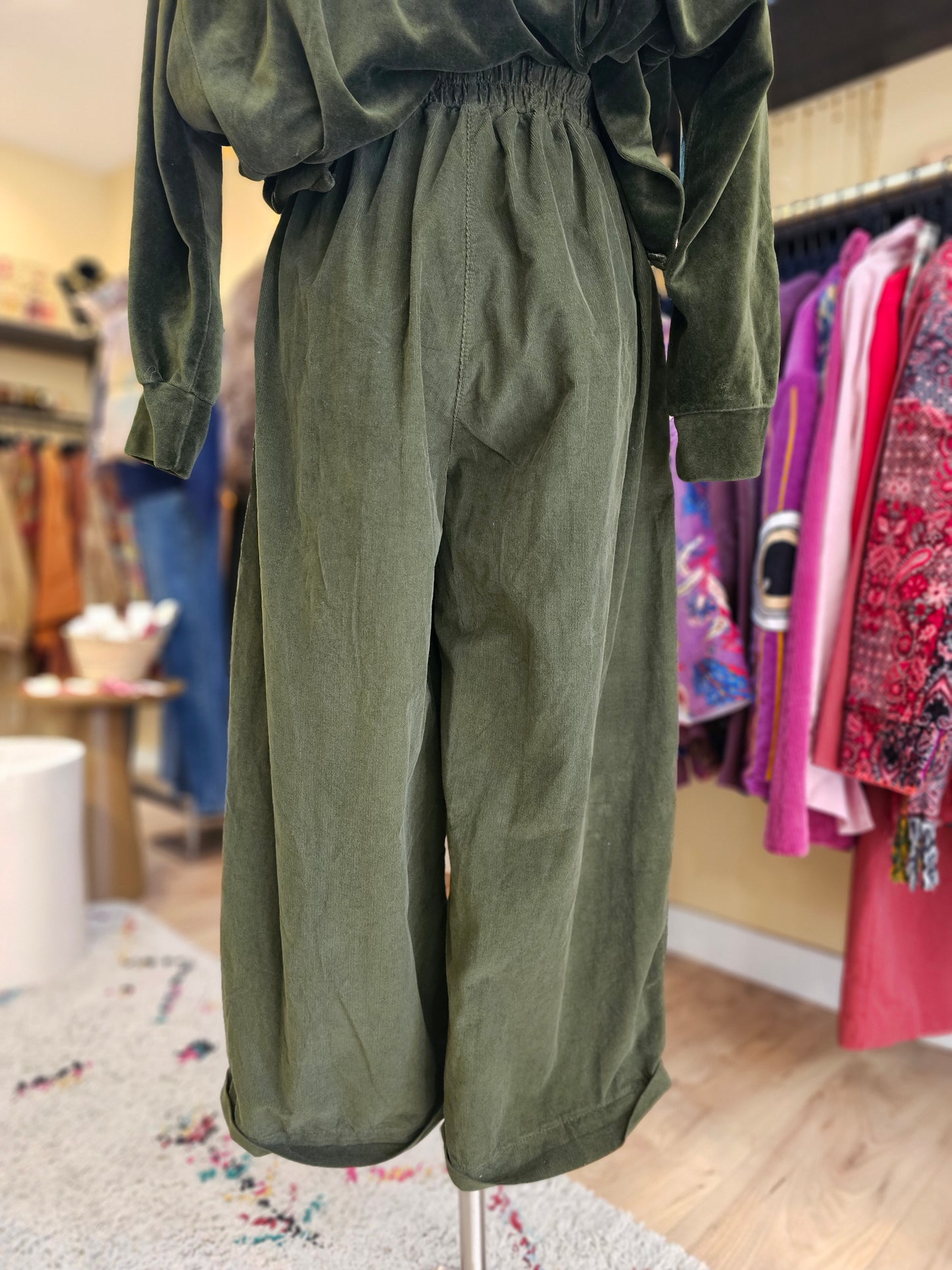 Pantalon large velours Johanna Paris