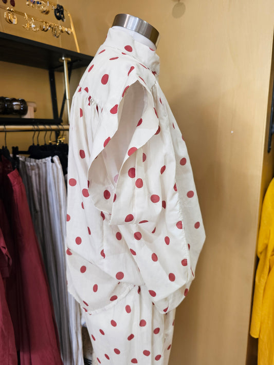 Top à pois Johanna Paris