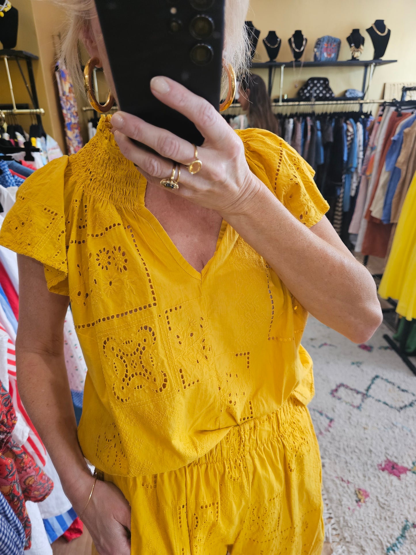 Top broderie anglaise Johanna Paris