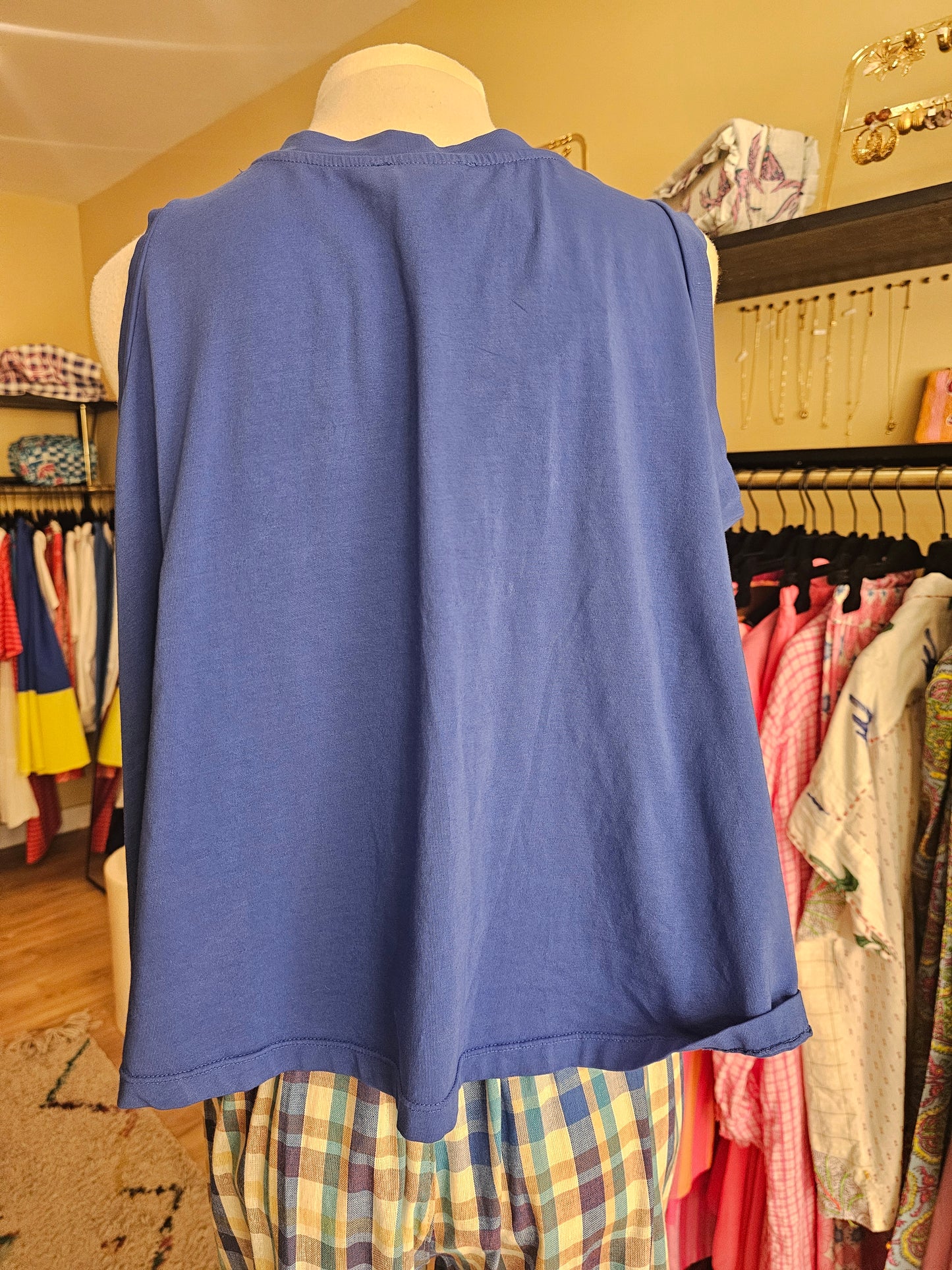 Top biba bleu roi johanna paris