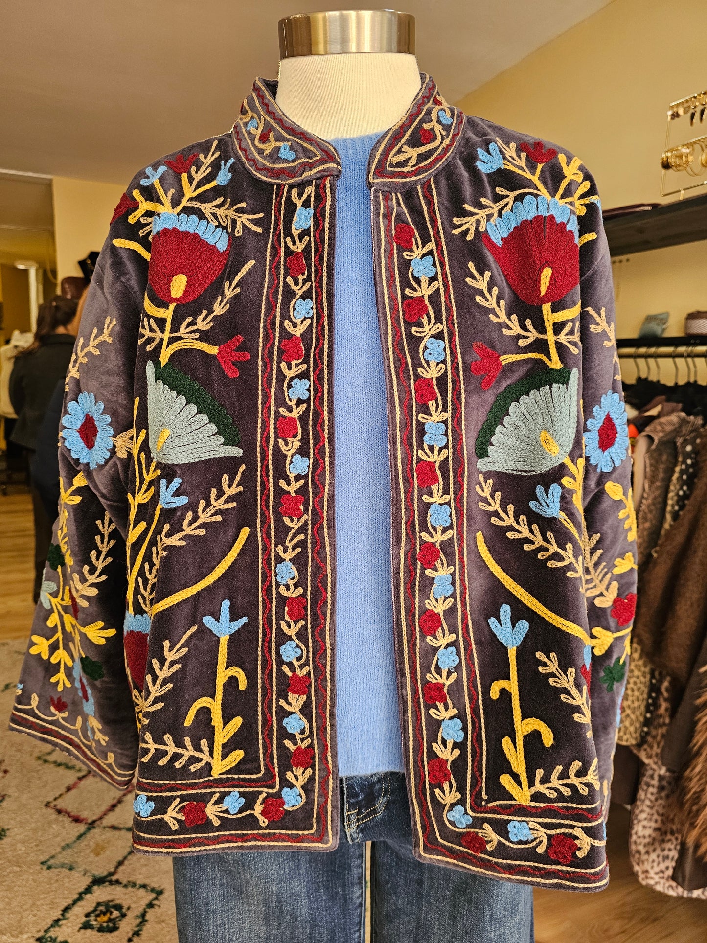 Veste brodée Johanna Paris