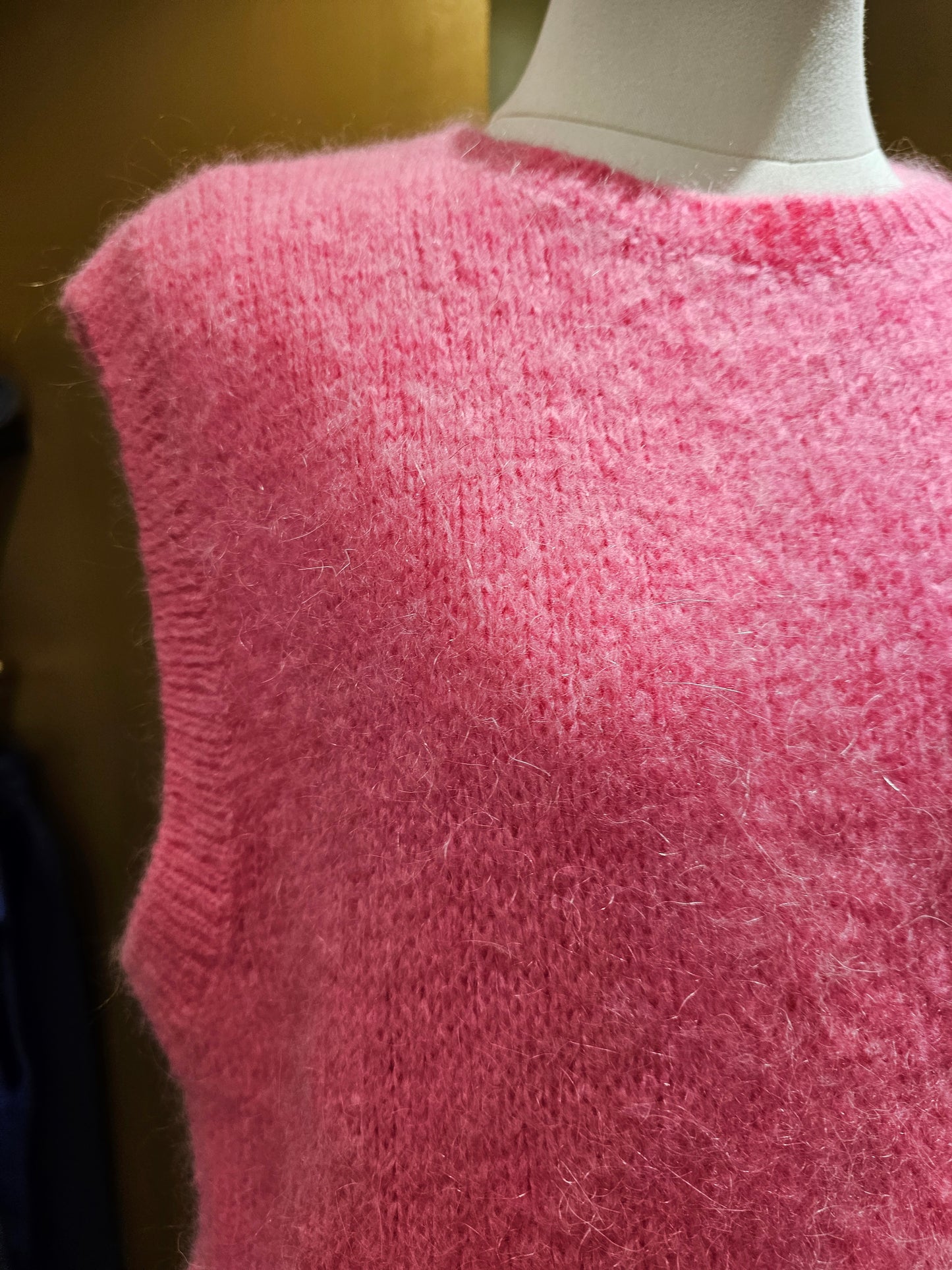 Pull debardeur rose Intuition Paris