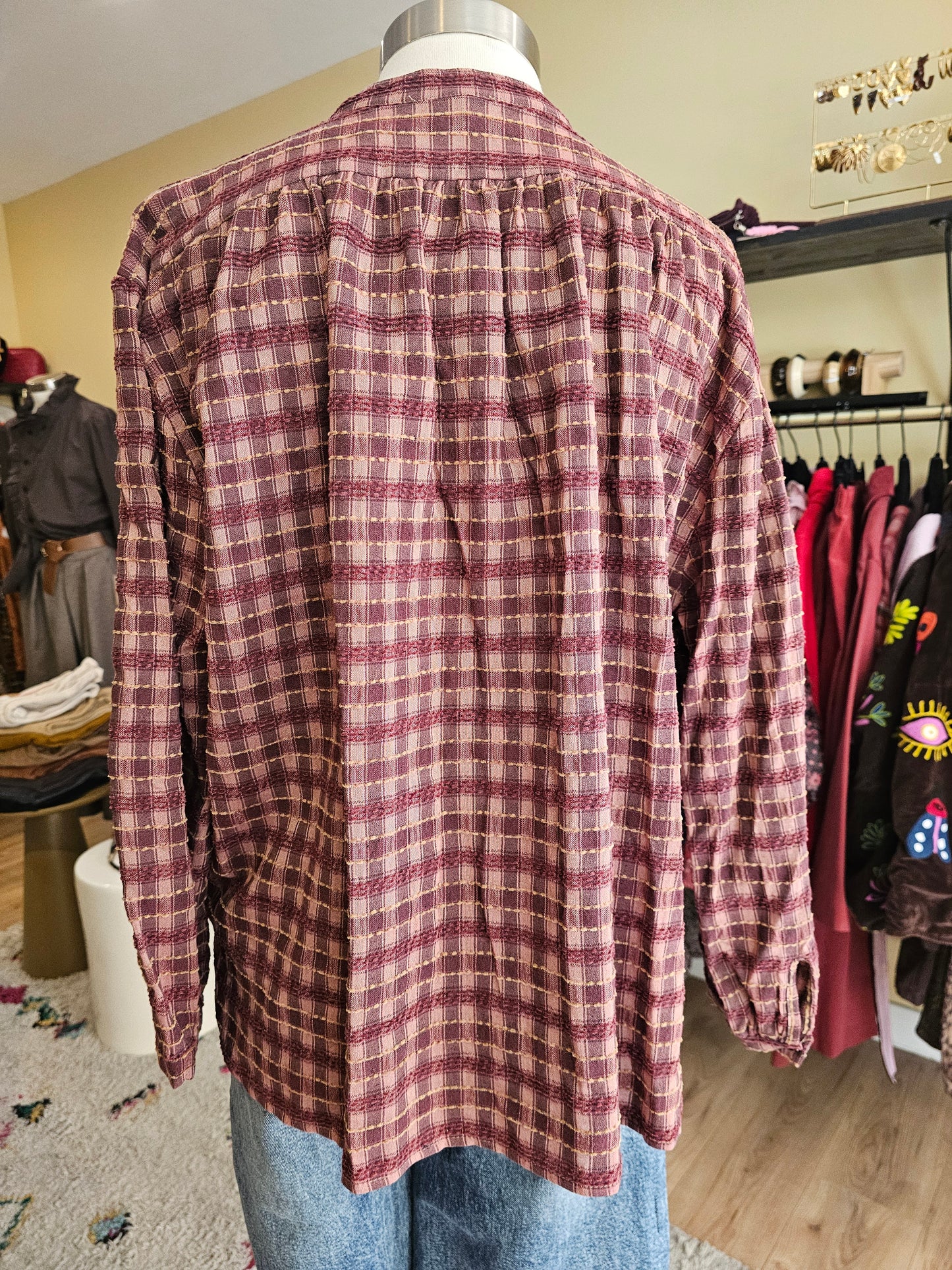 Chemise à carreaux