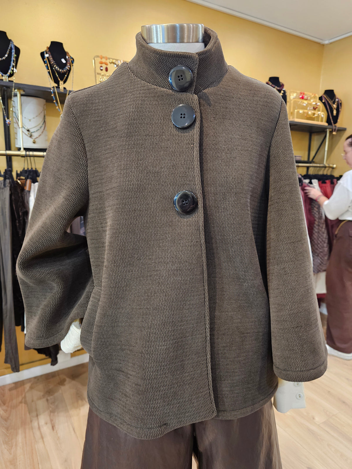 Veste chocolat Johanna Paris