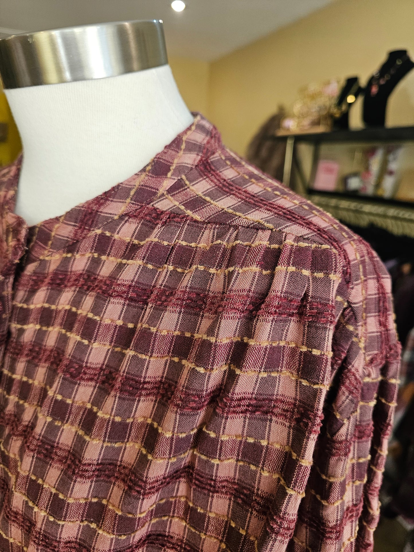 Chemise à carreaux