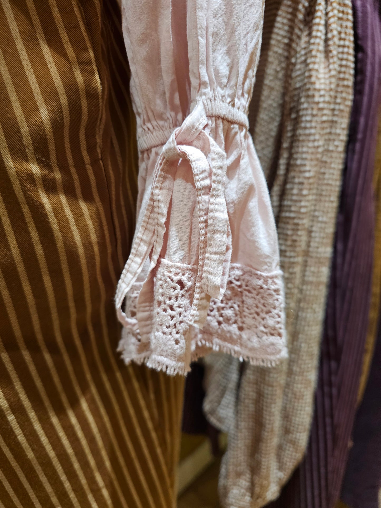 Chemise rose pale col large Johanna Paris