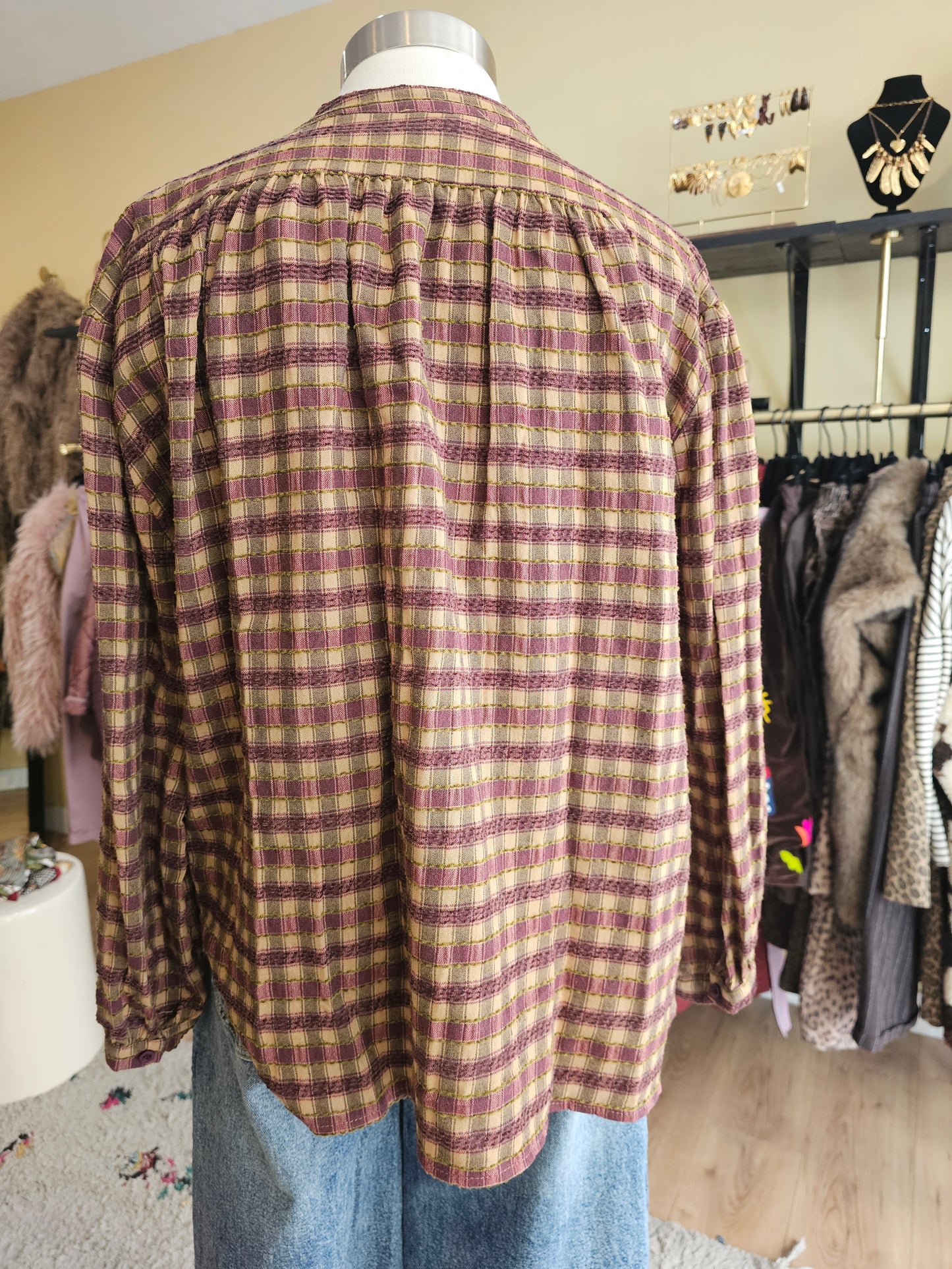 Chemise à carreaux