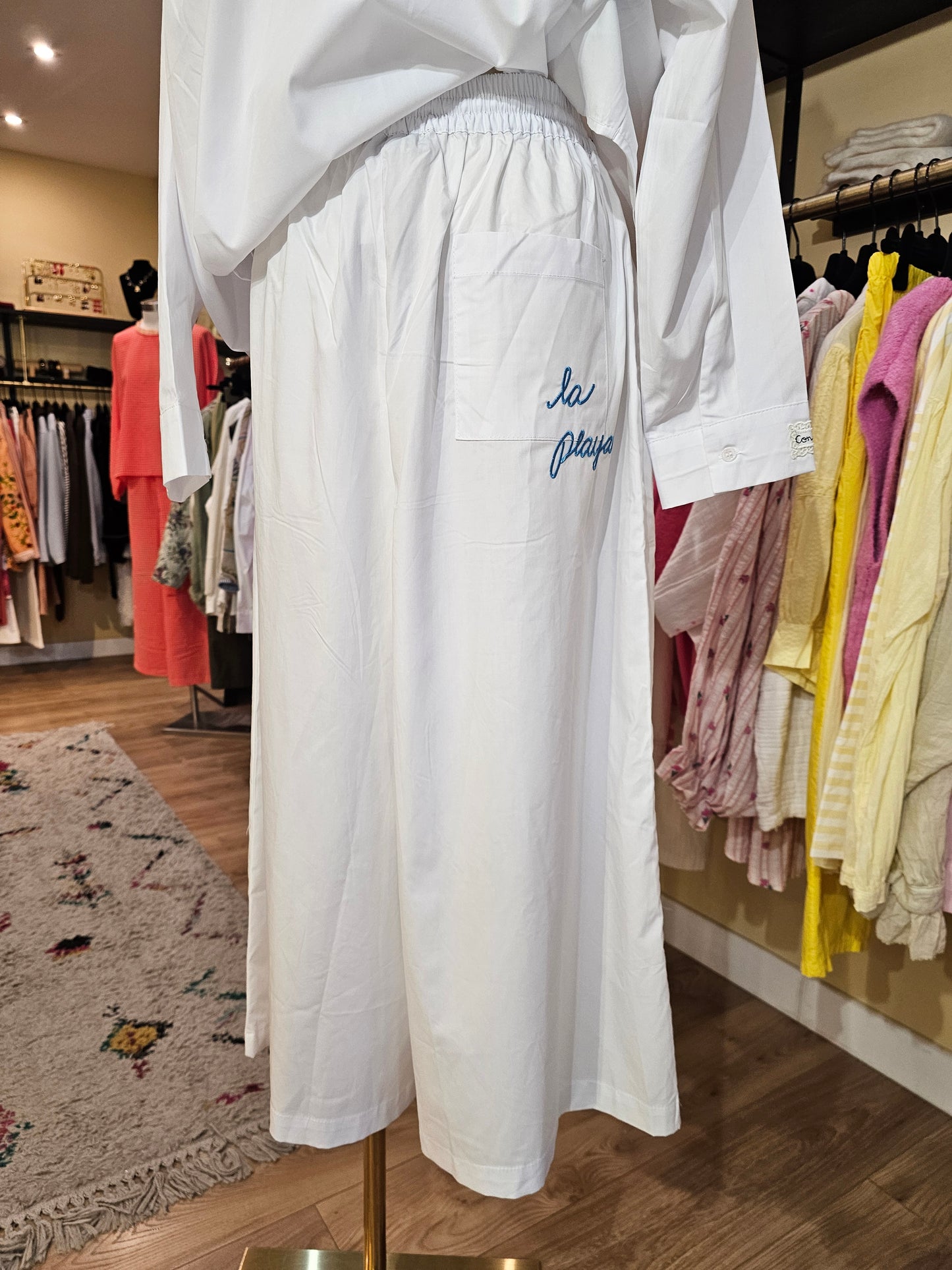 Pantalon brodé Johanna Paris