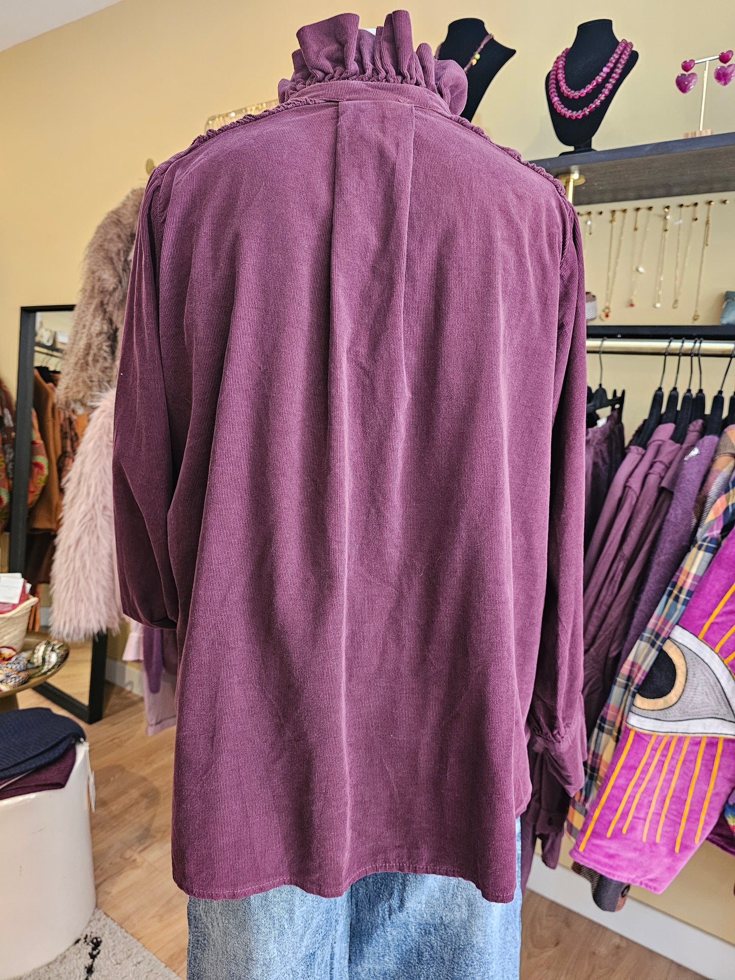 Chemise velours Intuition