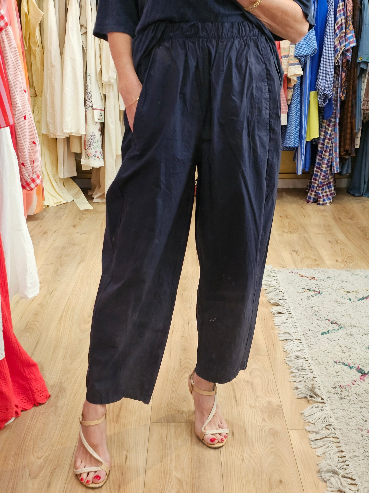 Pantalon magique marine Johanna Paris