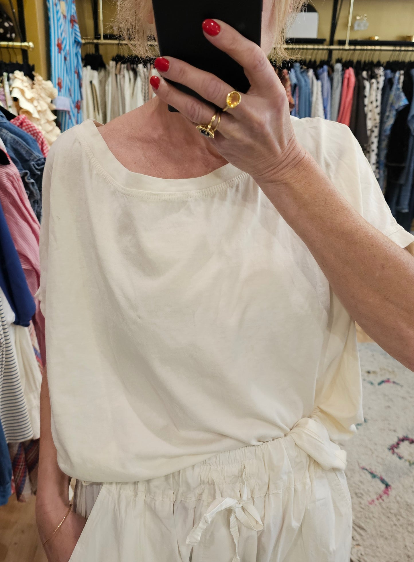 Tshirt biba ecru Johanna Paris