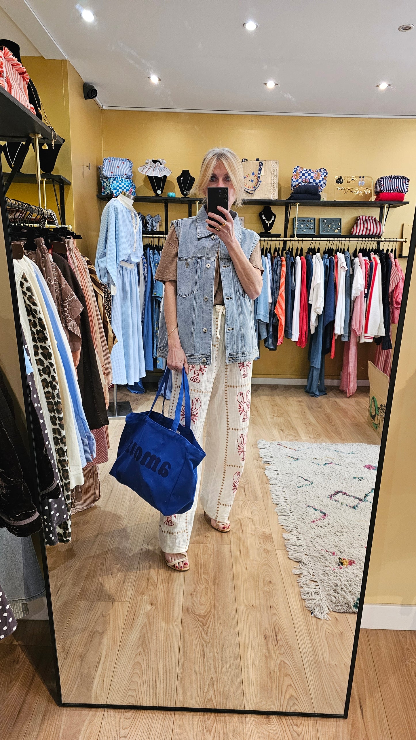 Pantalon gaze de coton
