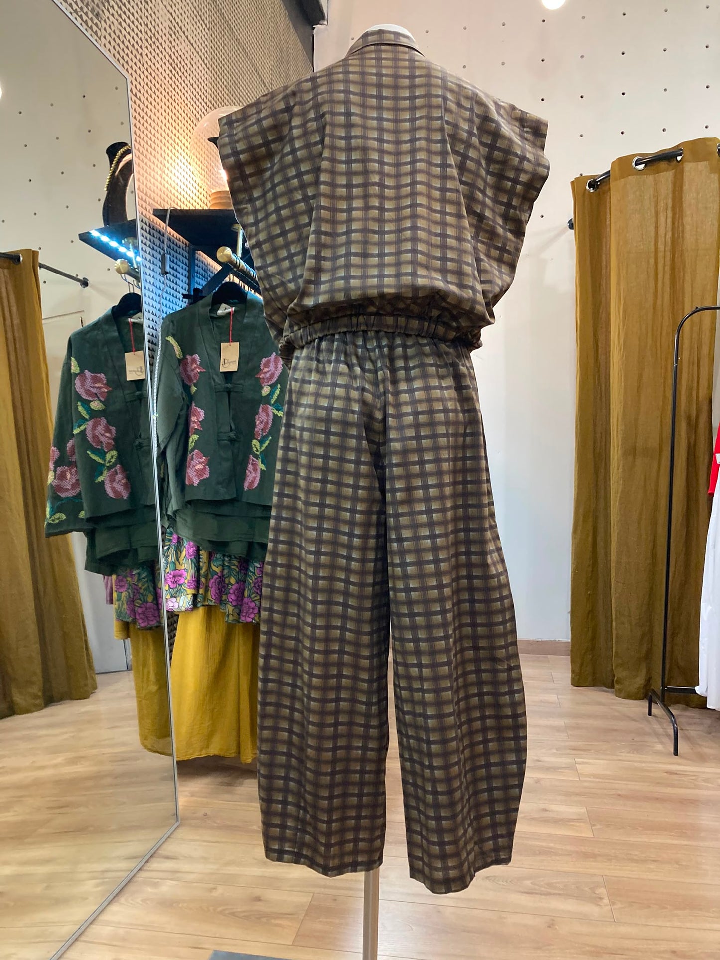 Pantalon a carreaux Johanna Paris