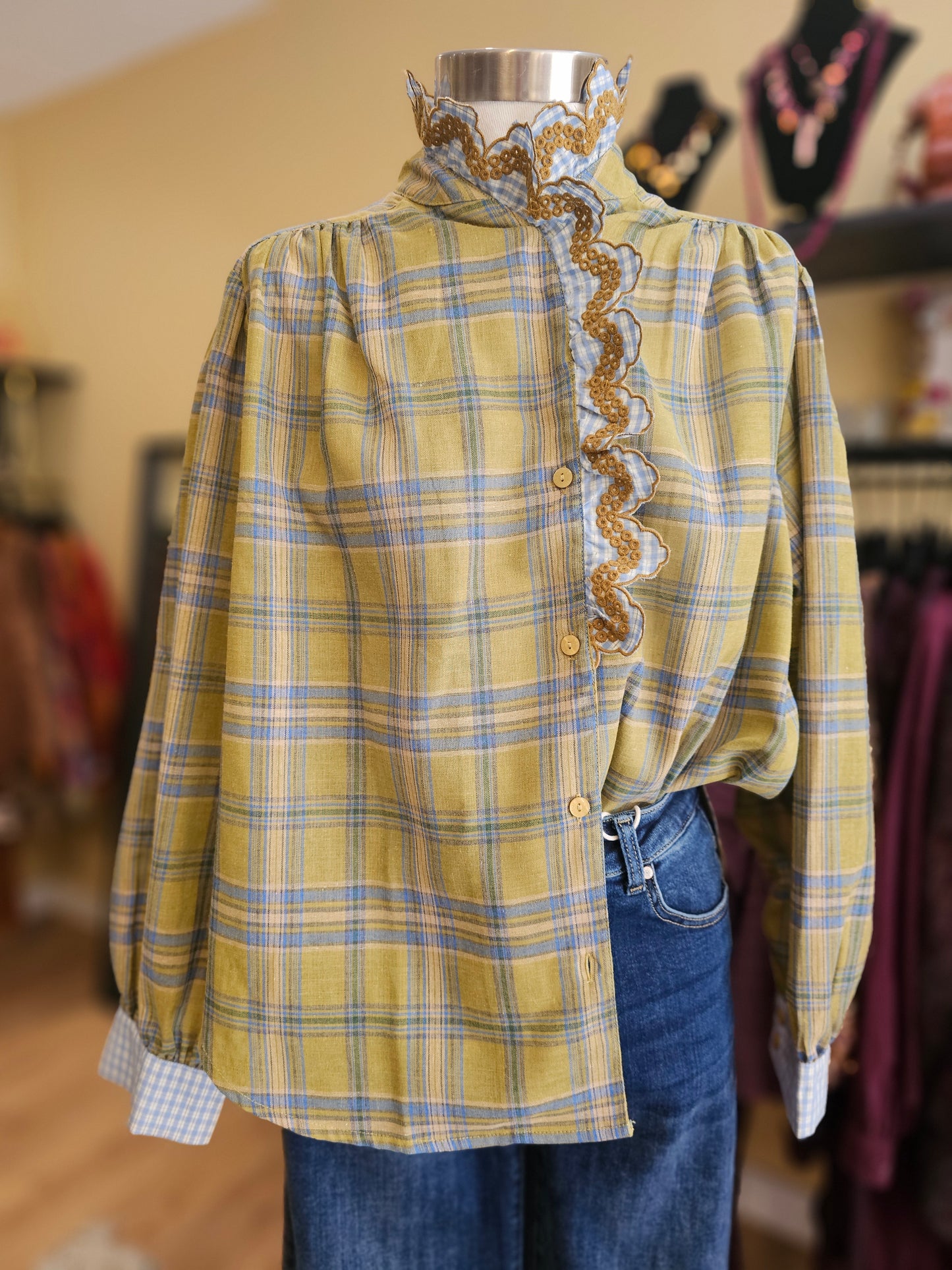 Chemise à carreaux Adoré Paris