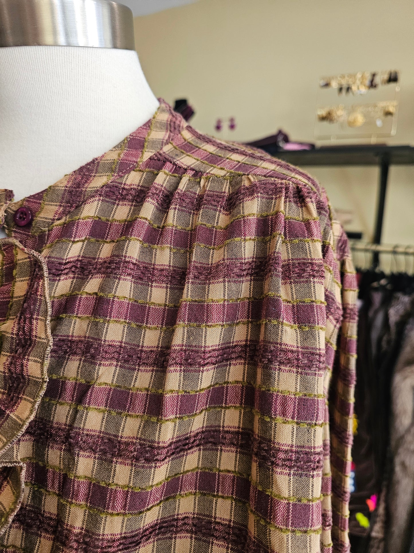 Chemise à carreaux