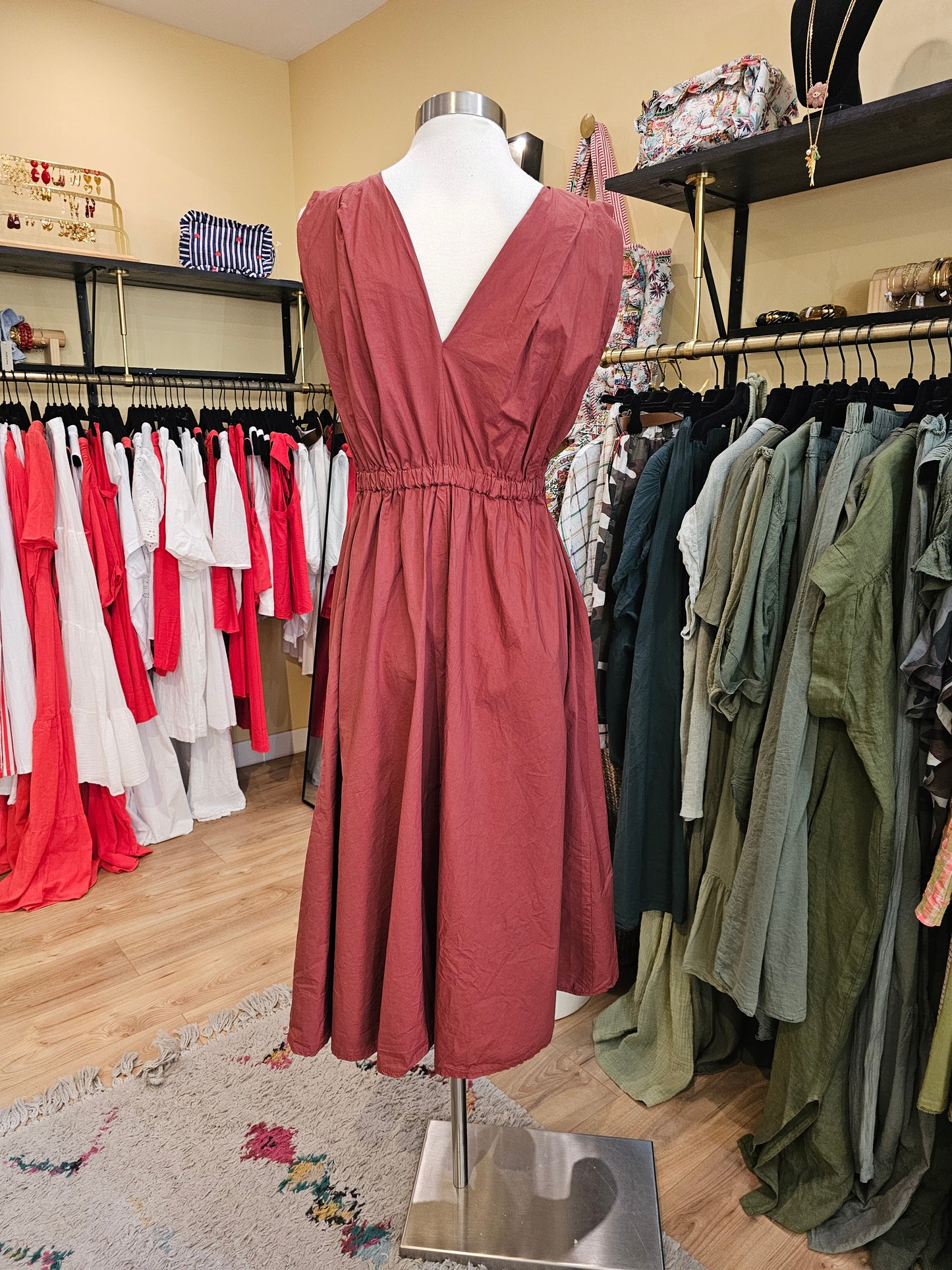 Robe magic terracotta Johanna paris