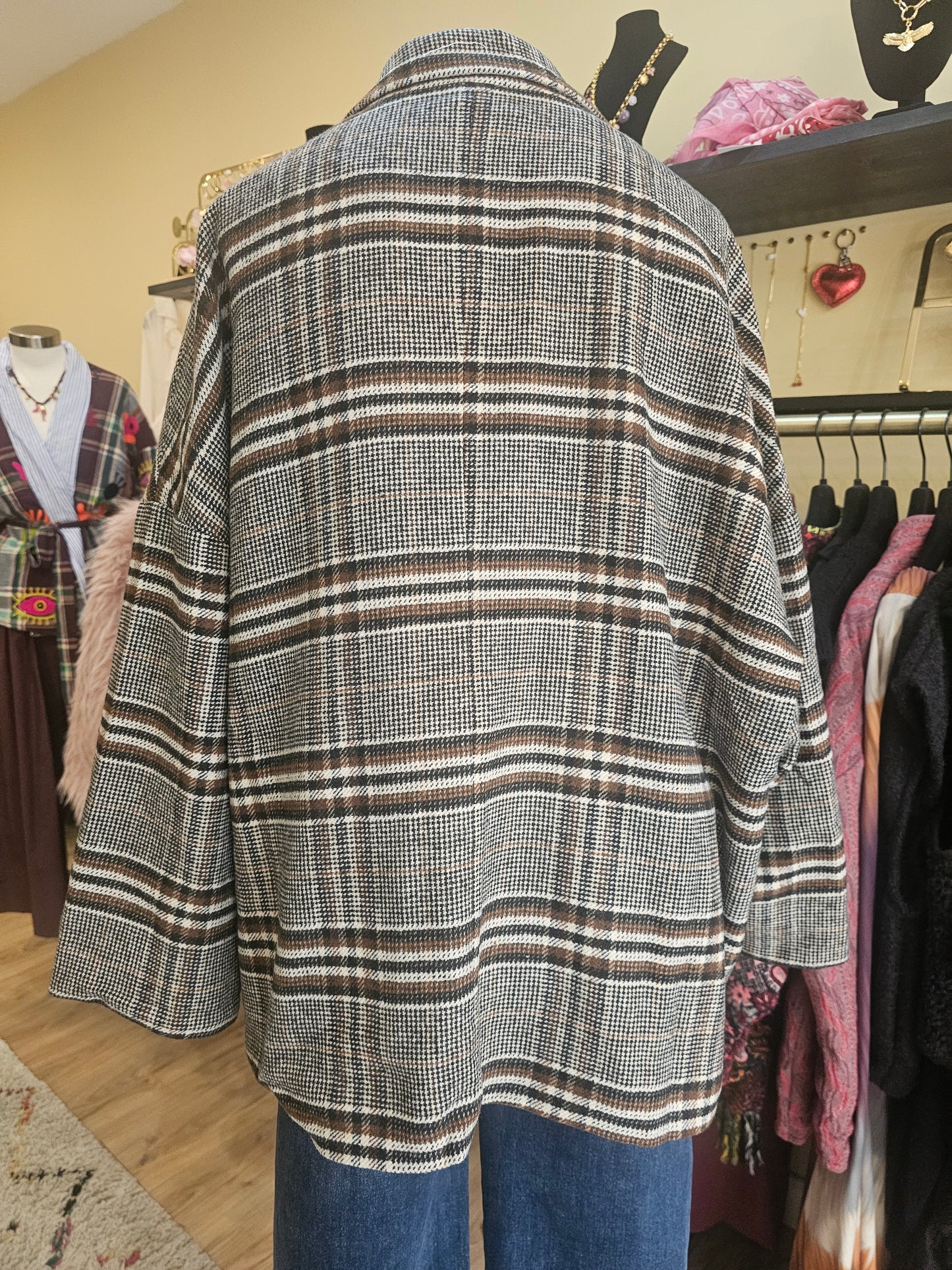 Veste à carreaux Johanna Paris