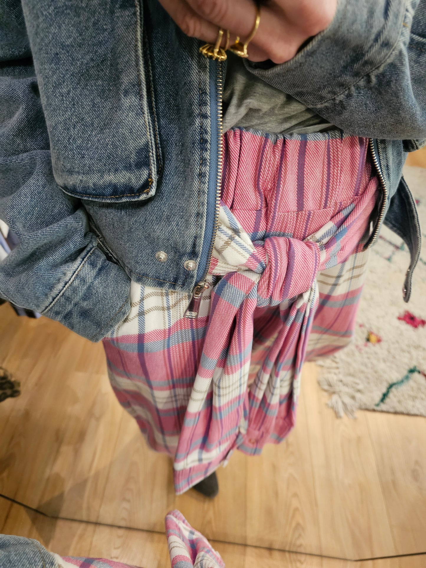 Pantalon à carreaux Johanna Paris