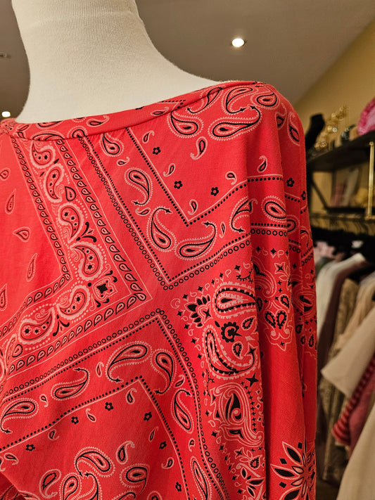 Tshirt bandana rouge Johanna Paris