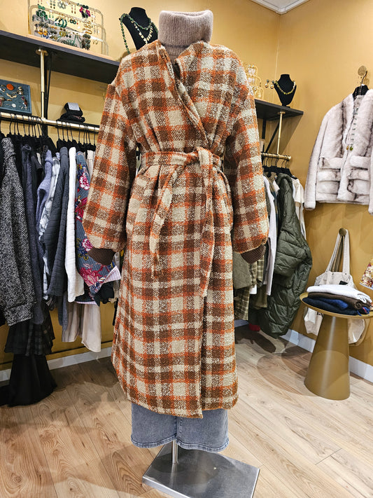 Manteau à carreaux Johanna Paris