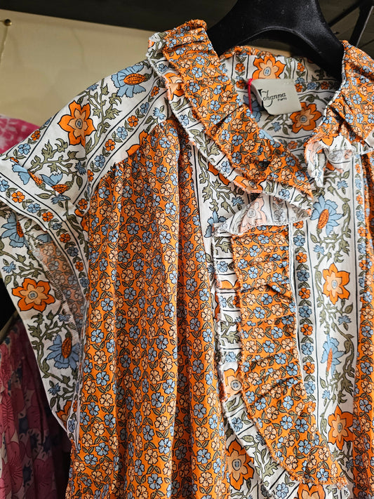 Robe orange Johanna Paris