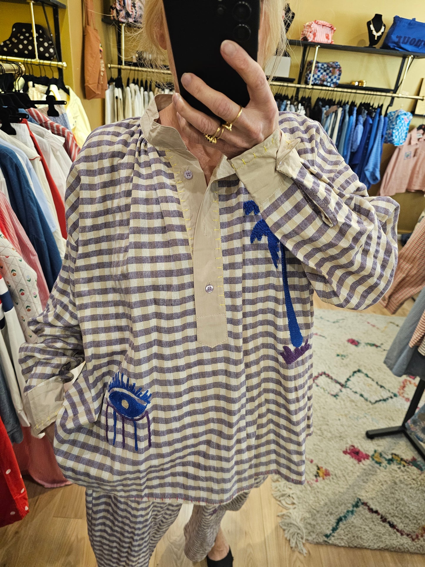 Blouse brodée Johanna Paris