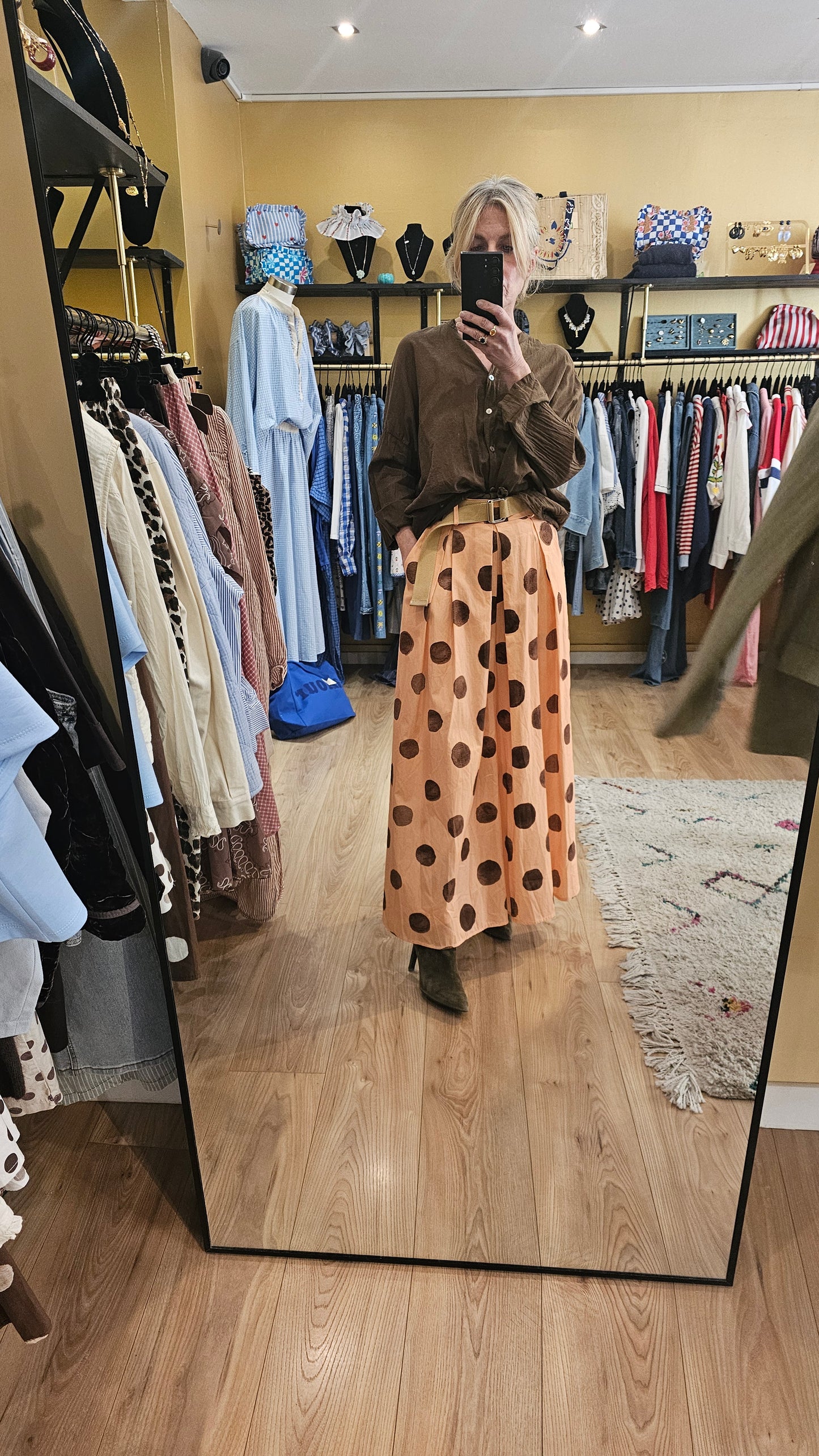 Chemise marron Johanna Paris