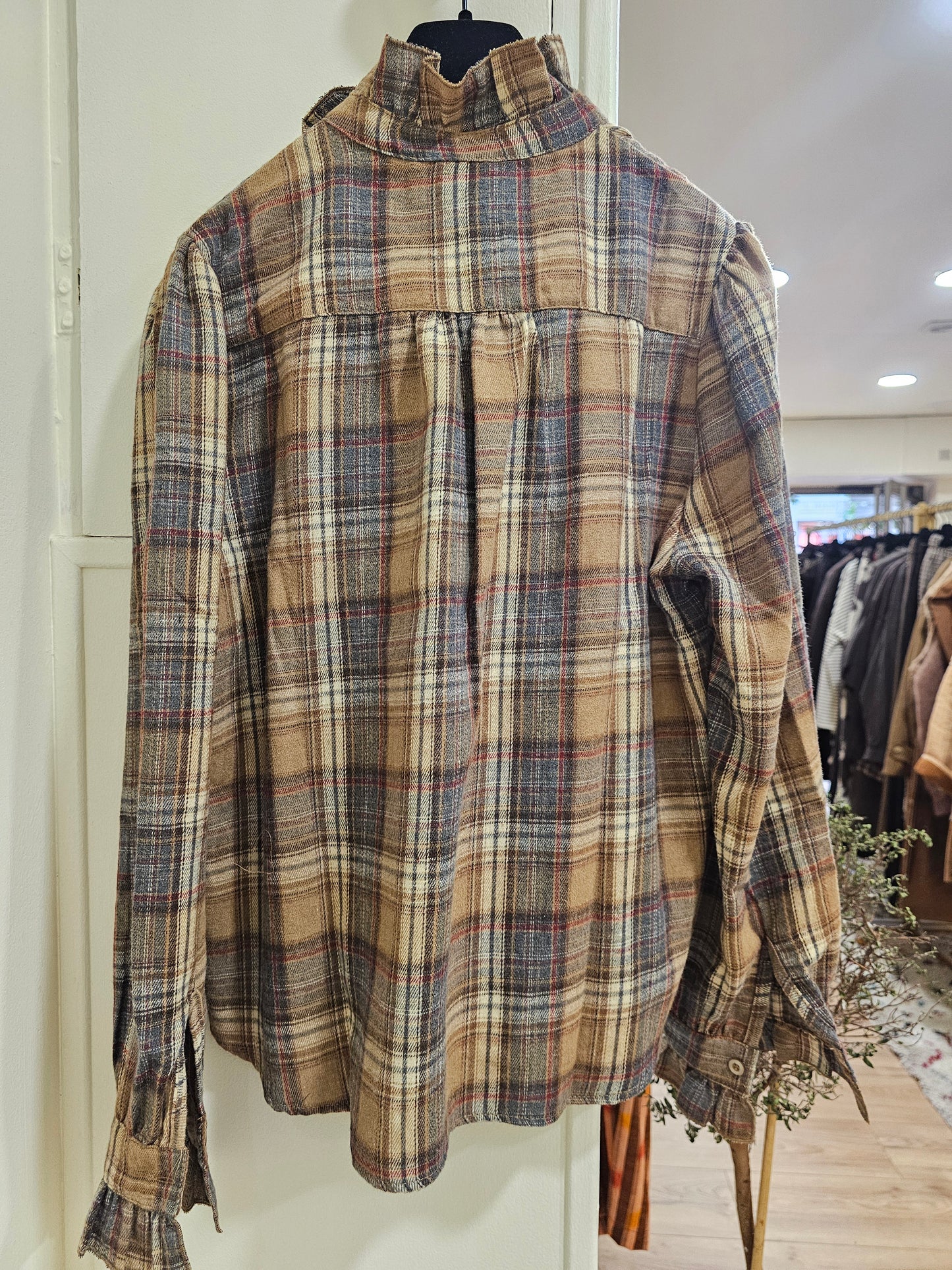 Chemise à carreaux intuition