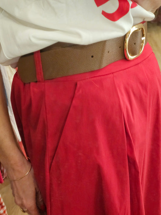Jupe rouge Johanna Paris