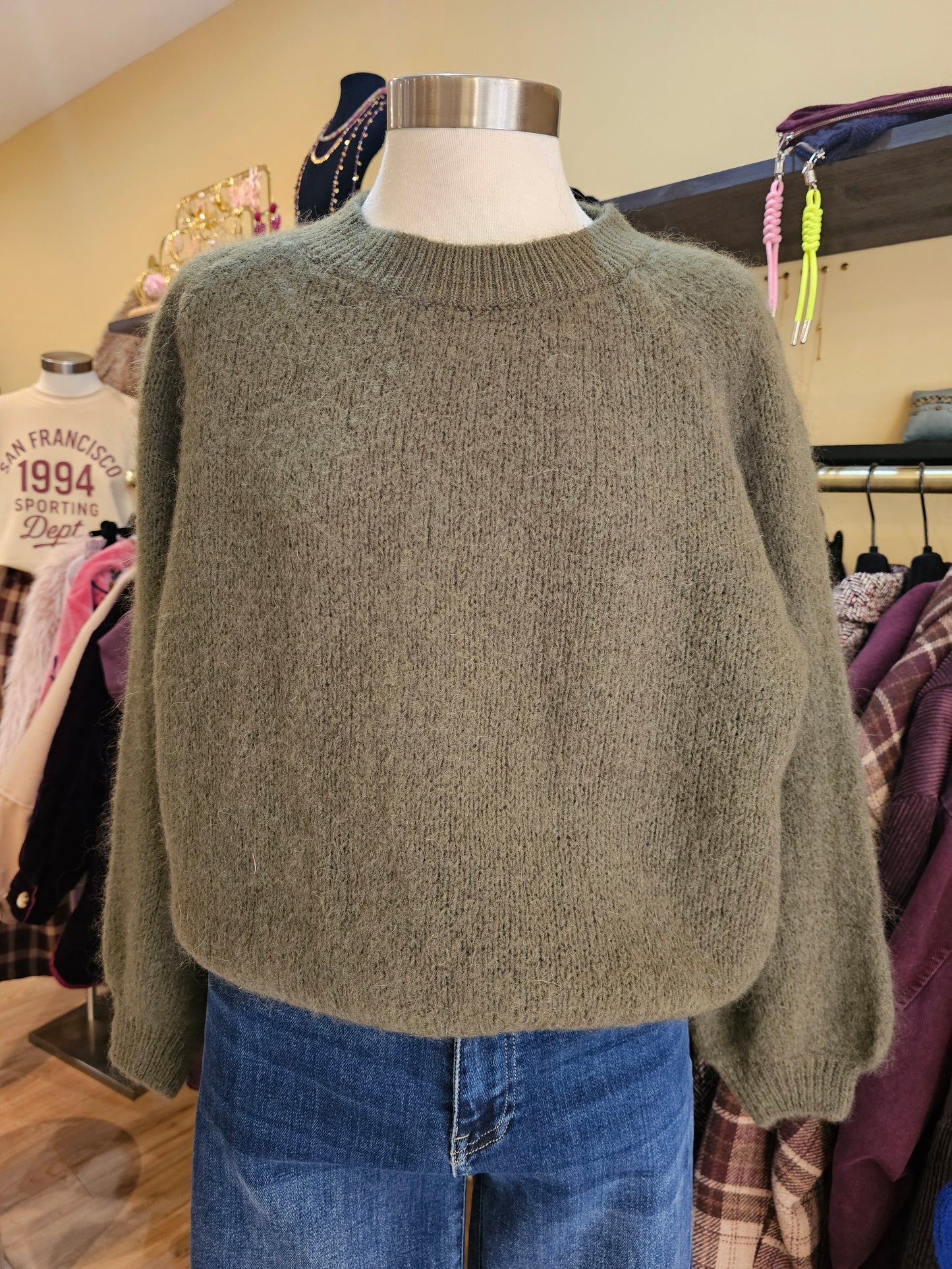 Pull kaki Johanna Paris