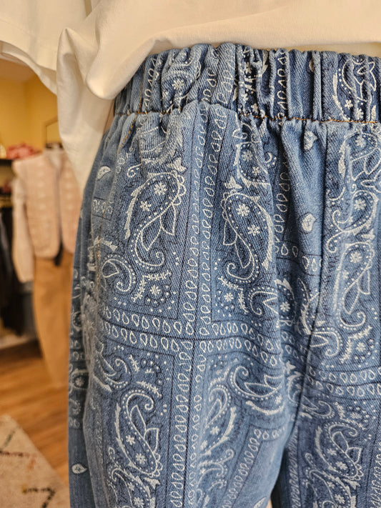 Pantalon magique jeans bandana