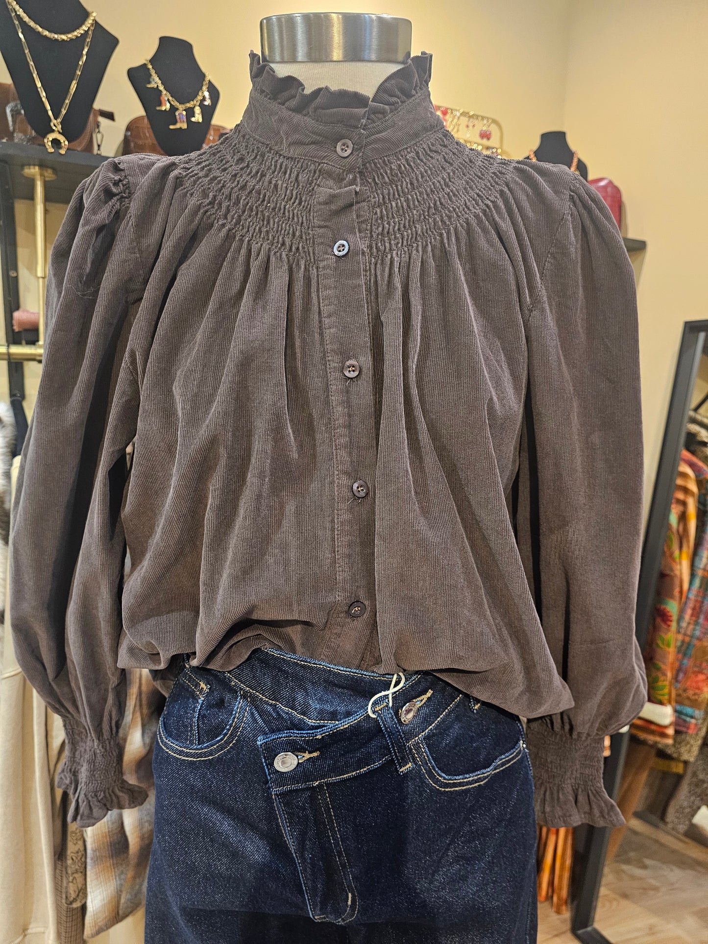 Chemise col montant Johanna Paris