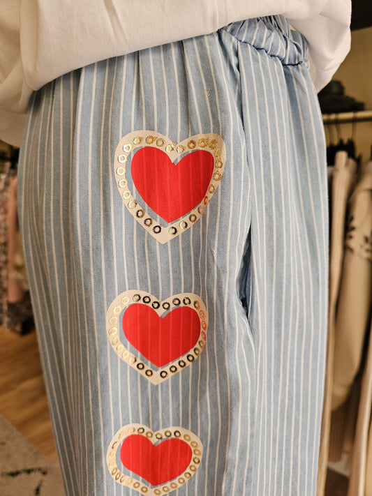 Pantalon coeur