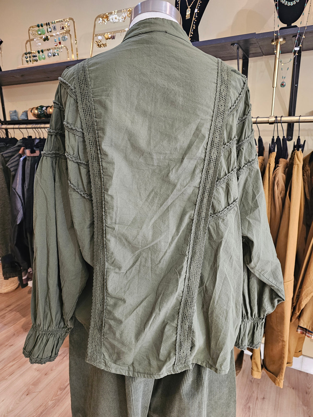 Chemise kaki Johanna Paris