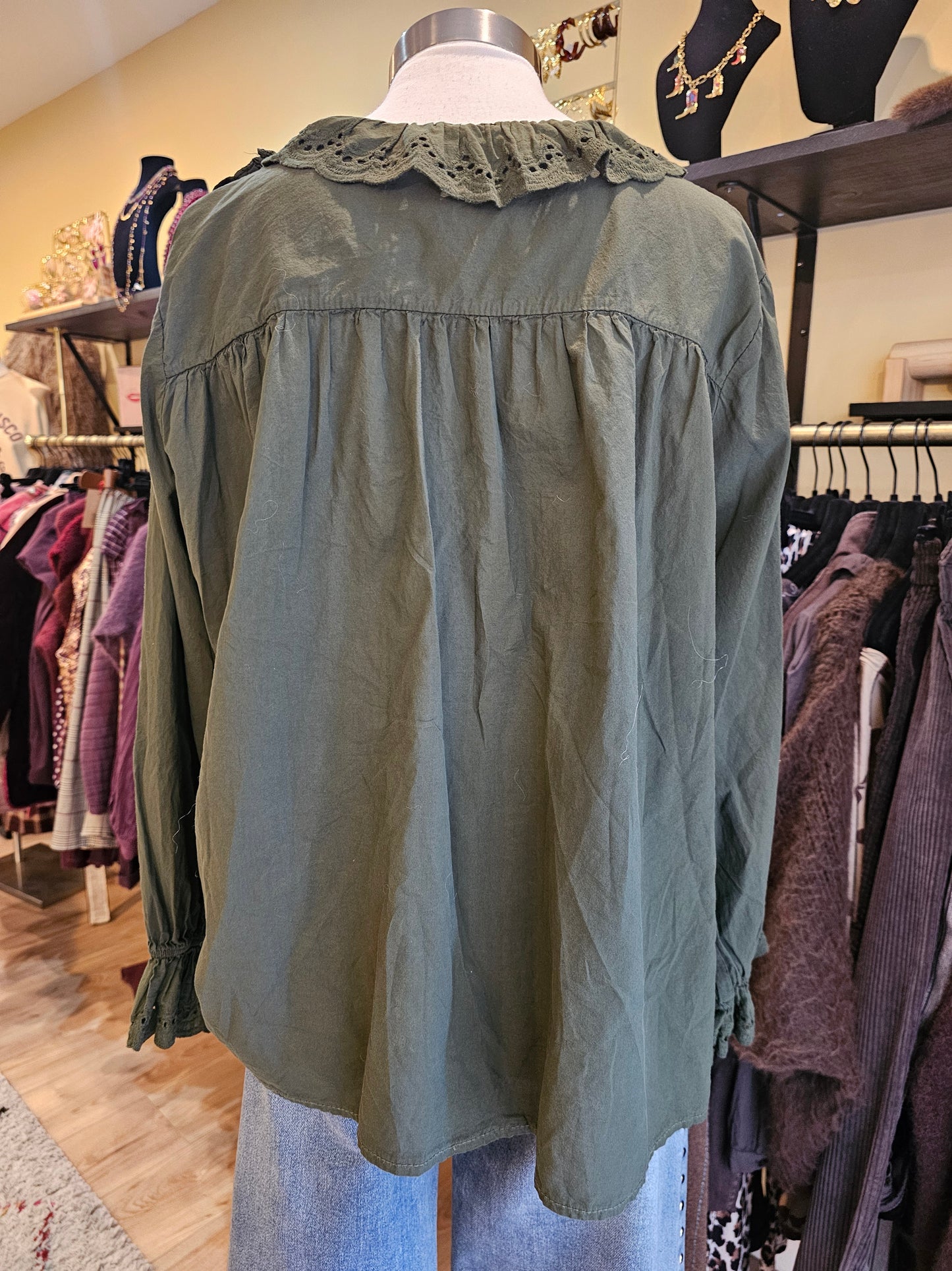 Blouse kaki Johanna Paris