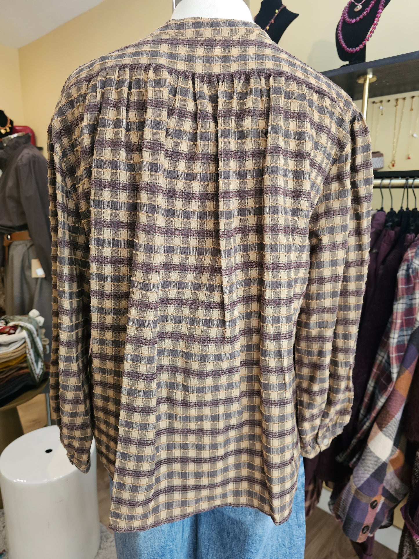Chemise à carreaux