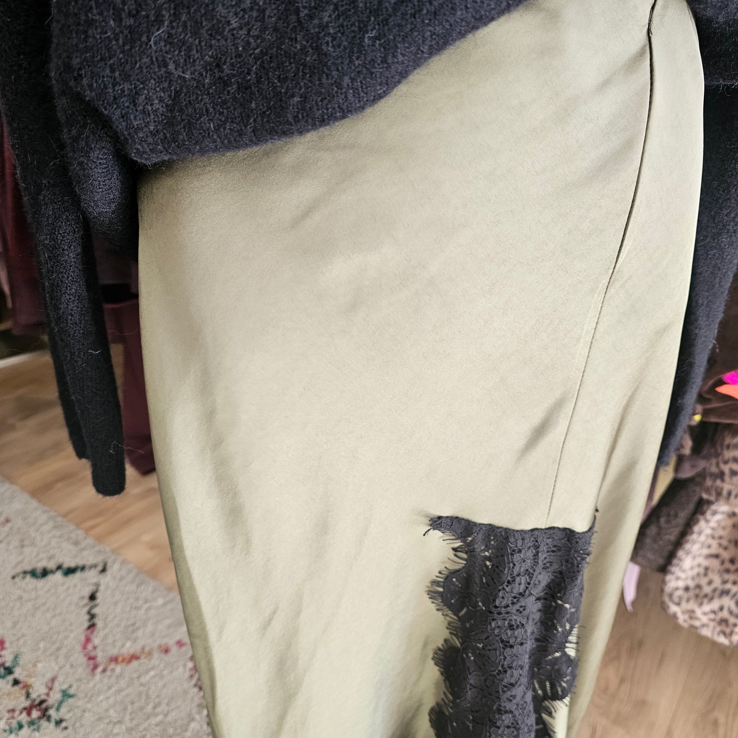 Jupe kaki Johanna Paris