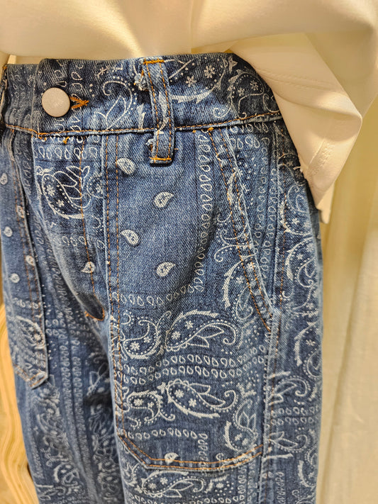 Jean imprimé bandana