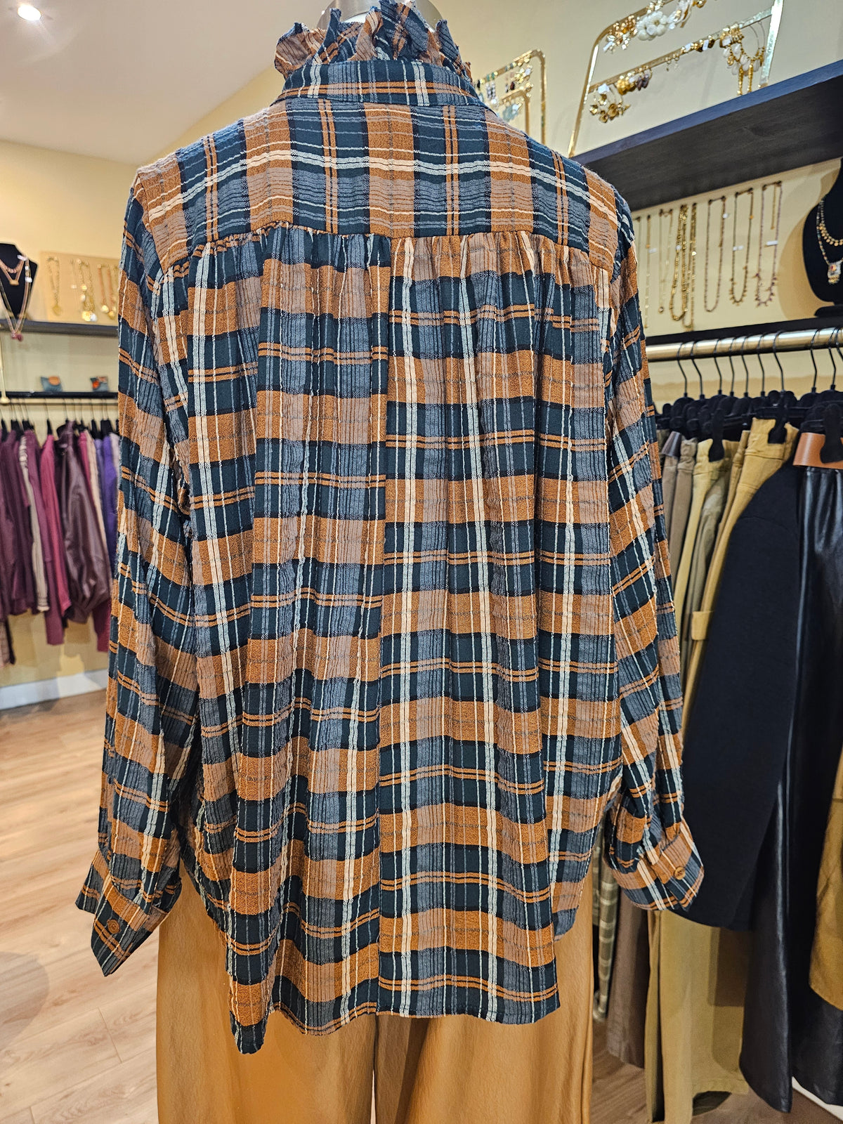 Blouse à carreaux Johanna Paris