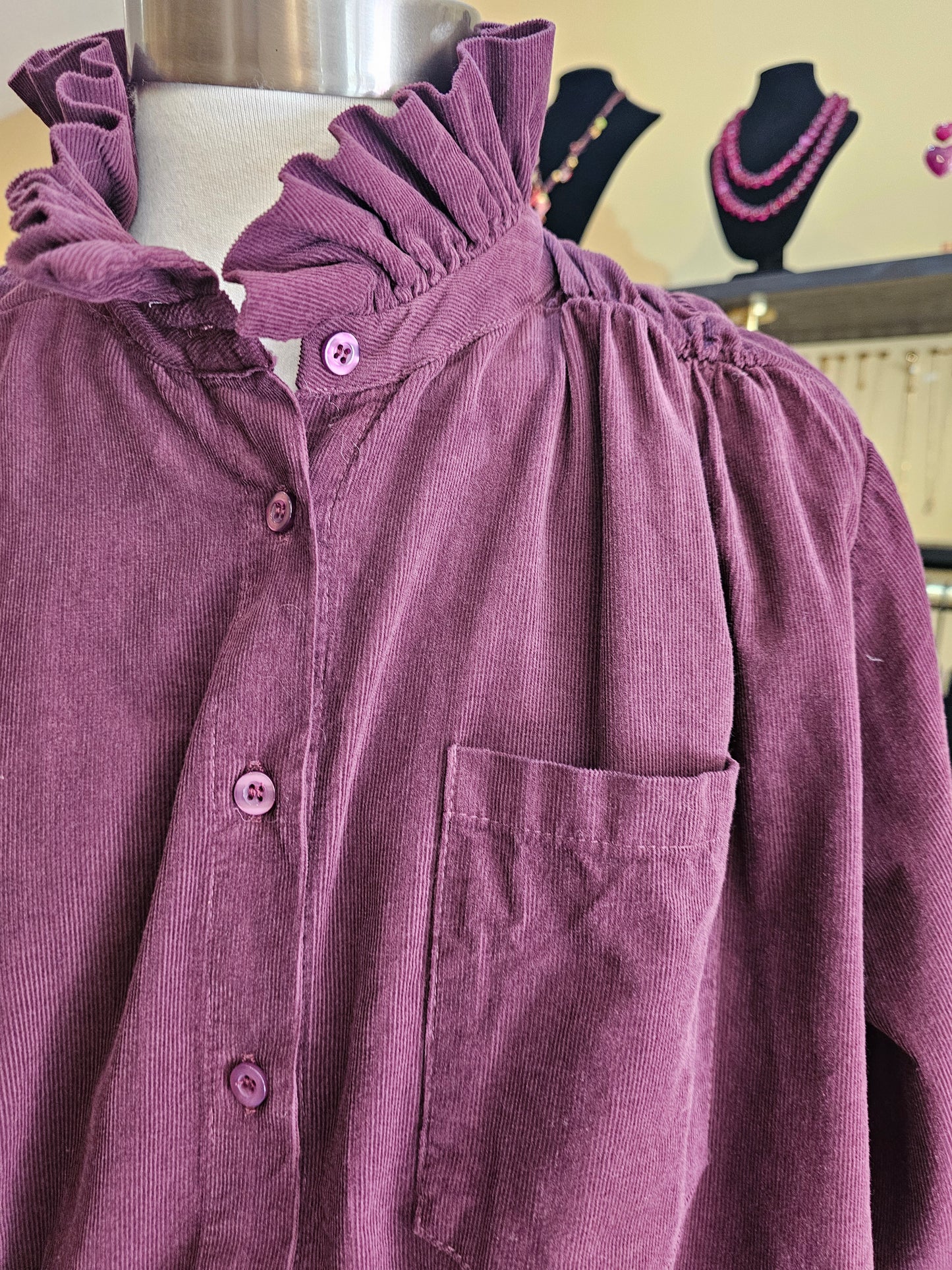 Chemise velours Intuition