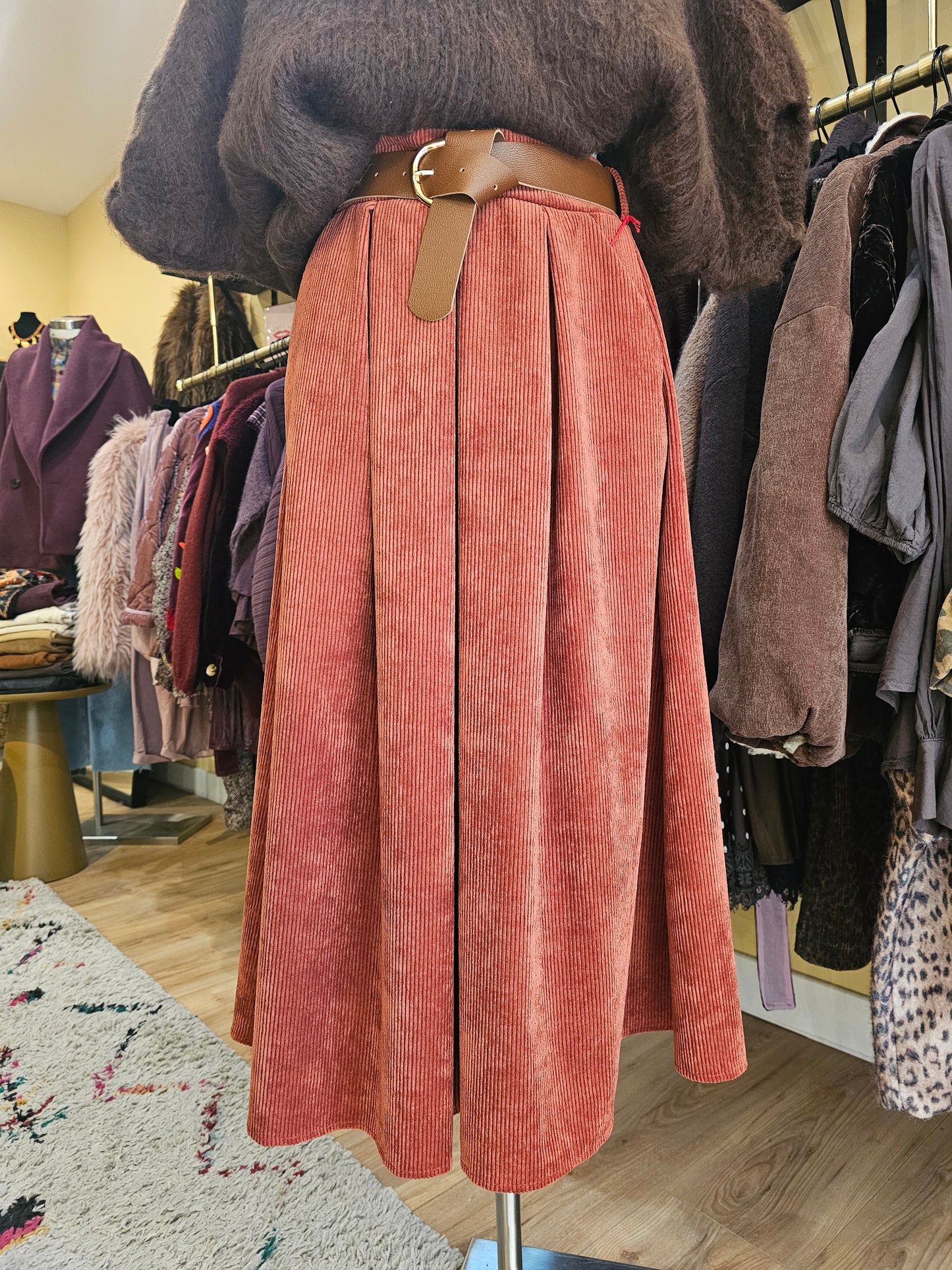 Jupe velours Johanna Paris