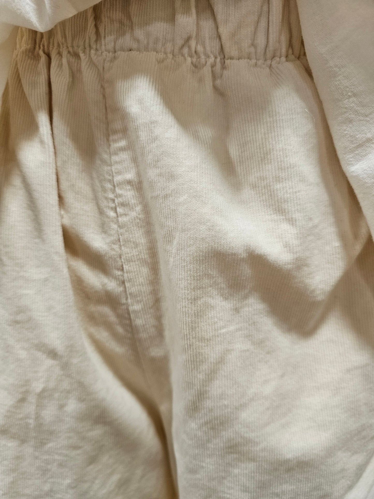 Pantalon magique ecru velours Johanna Paris