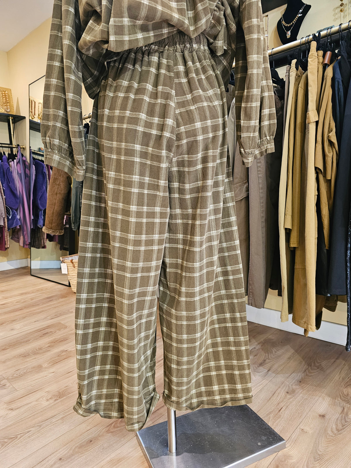Pantalon à carreaux Johanna Paris