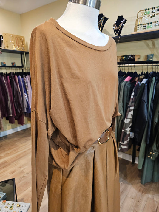 Tshirt biba camel Johanna Paris