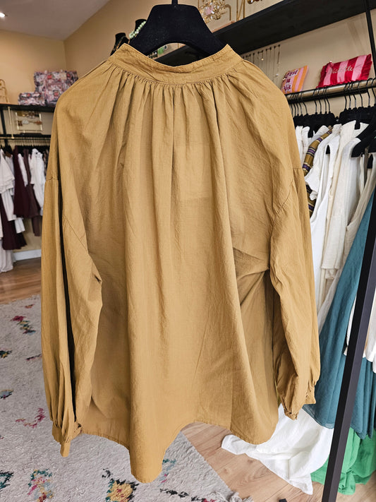 Blouse moutarde