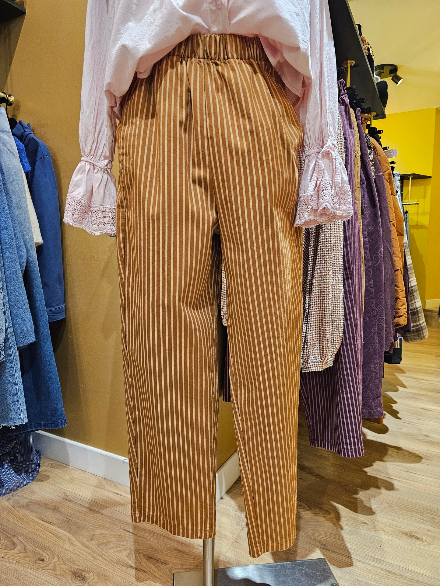 Pantalon magique rayé Johanne Paris