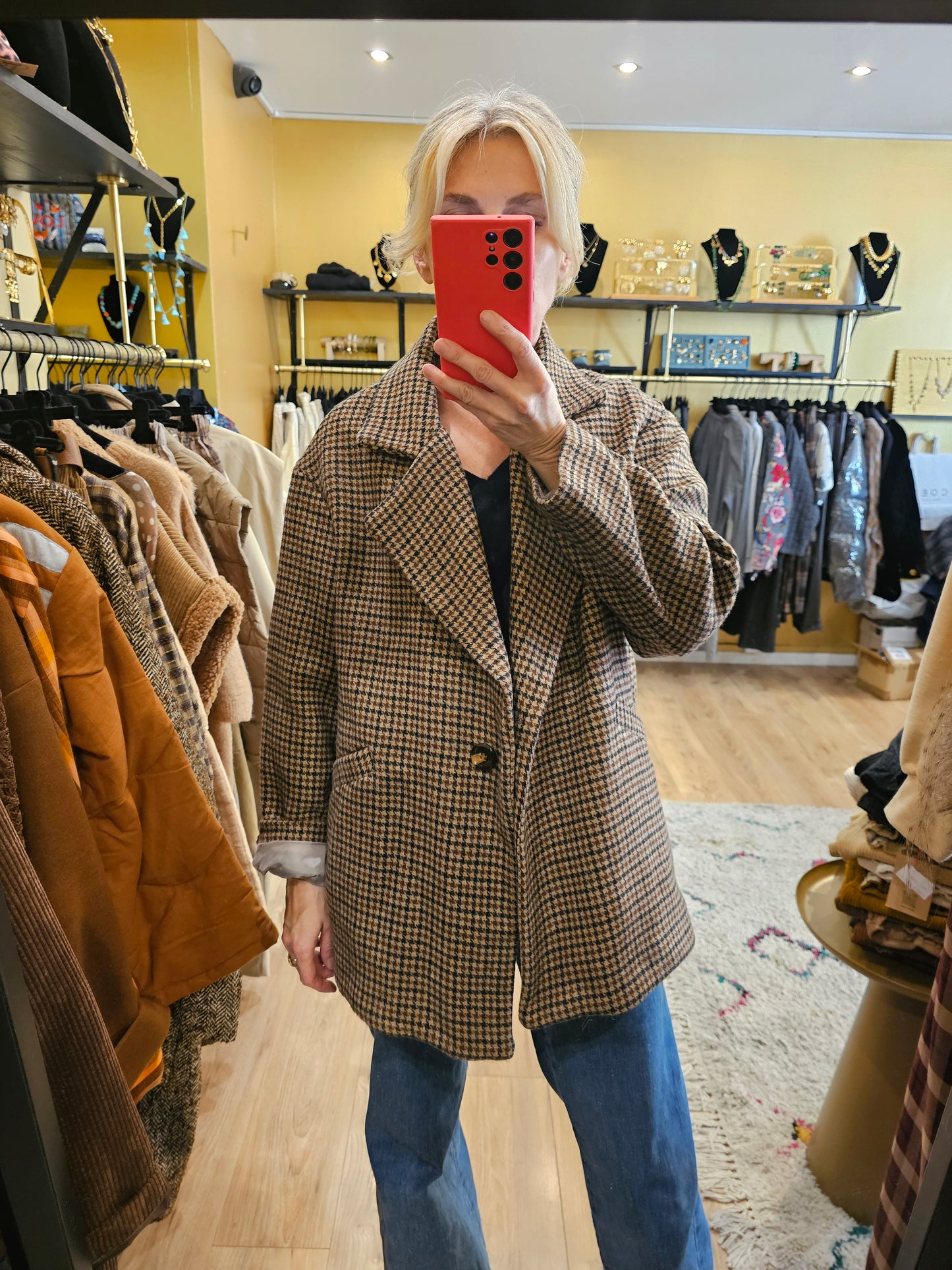 Veste pied de poule Johanna Paris